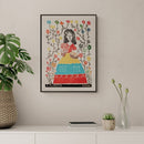 Xilogravura A Florista - 66 X 48 cm