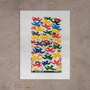 Xilogravura A Revoada - 66 X 48 cm