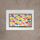 Xilogravura Aves de Arribação - 48 X 66 cm