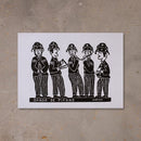 Xilogravura Banda de Pífano - 48 X 66 cm