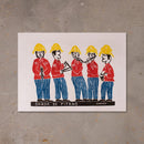 Xilogravura Banda de Pífano - 48 X 66 cm