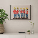 Xilogravura Banda de Pífano - 48 X 66 cm