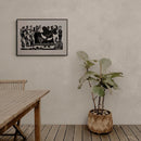 Xilogravura Boi Asa Branca - 48 X 66 cm