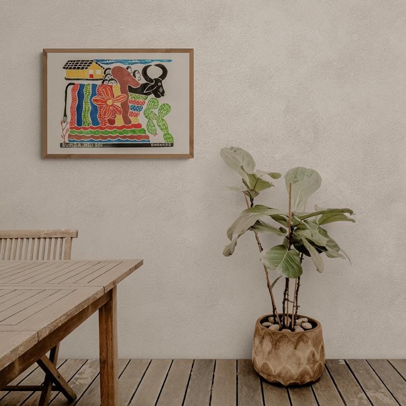 Xilogravura Bumba meu Boi - 48 X 66 cm