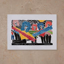 Xilogravura Caboclo de Lança - 48 X 66 cm