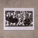 Xilogravura Casamento de Matuto - 48 X 66 cm