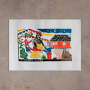 Xilogravura Ciranda Junina - 48 X 66 cm