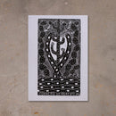 Xilogravura Coração do Agreste - 66 X 48 cm