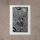 Xilogravura De Volta as Origens - 66 X 48 cm