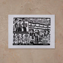Xilogravura Forró no Pé de Serra - 48 X 66 cm