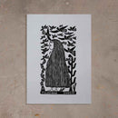 Xilogravura Fulozinha - 66 X 48 cm