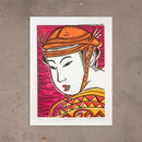 Xilogravura Genki Mulé - 35 X 27 cm