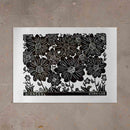 Xilogravura Girassol - 48 X 66 cm