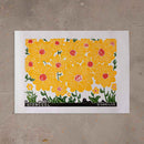 Xilogravura Girassol - 48 X 66 cm