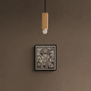 Xilogravura Kid Goku da Peste - 30 X 25 cm