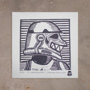 Xilogravura La Ursa Trooper - 20 X 20 cm