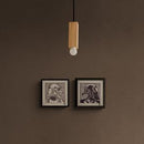 Xilogravura La Ursa Vader - 20 X 20 cm