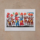 Xilogravura Lampião no Xaxado - 48 X 66 cm