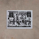 Xilogravura Madrugada no Cabaré - 48 X 66 cm