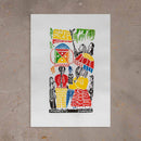 Xilogravura Maracatu - 66 X 48 cm