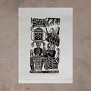 Xilogravura Maracatu - 66 X 48 cm