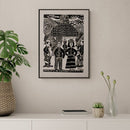 Xilogravura Maracatu do Caroba - 66 X 48 cm