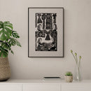 Xilogravura Mulher Rendeira - 66 X 48 cm