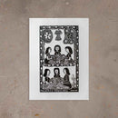 Xilogravura Mulheres Rendeiras - 66 X 48 cm
