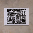 Xilogravura de São João - 48 X 66 cm