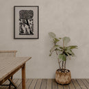 Xilogravura O Cajueiro - 66 X 48 cm