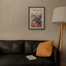 Xilogravura O Vingador da Caverna do Dragão - 57 X 38,5 cm