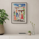 Xilogravura Resistindo a Seca - 66 X 48 cm