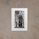 Xilogravura São Francisco - 66 X 48 cm