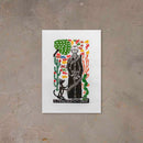 Xilogravura São Francisco - 66 X 48 cm