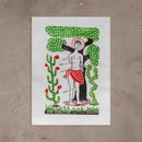 Xilogravura São Sebastião - 66 X 48 cm