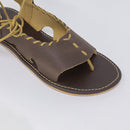 Sandália Rasteira Feminina Marrom FV A-22