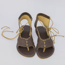 Sandália Rasteira Feminina Marrom FV A-22