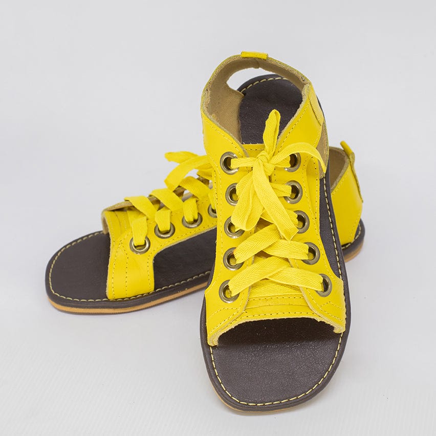 Sandália Rasteira Feminina Amarela FV A-40