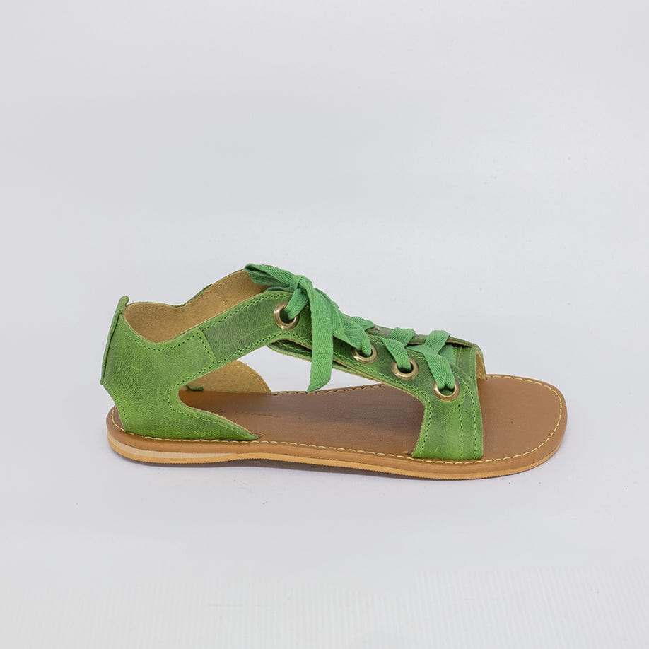 Sandália Rasteira Feminina Verde FV A-40