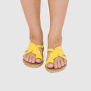 SANDÁLIA FV B-27 AMARELA Sandália Artes do Imaginario Brasileiro 