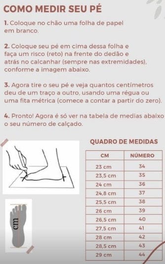 Sandália Rasteira Feminina Linha FV B-29