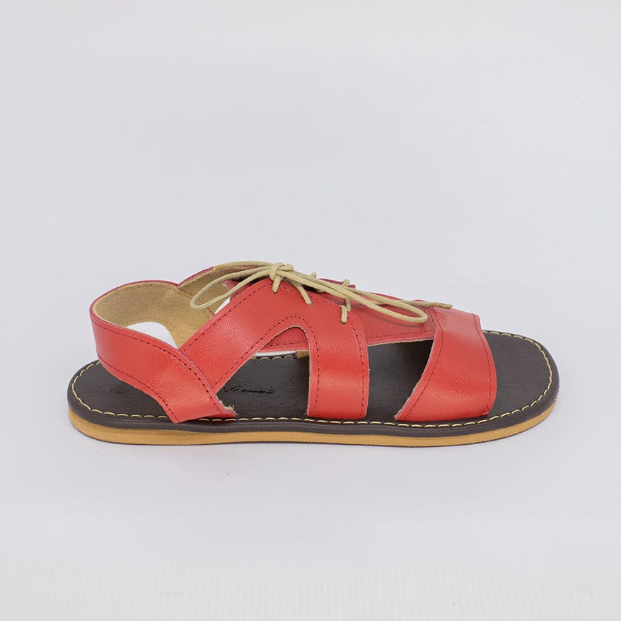 Sandália Rasteira Feminina Vermelha FV B-33