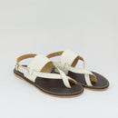 Sandália Rasteira Feminina Branca FV B-48