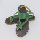 Sandália Rasteira Feminina Verde FV B-48