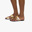 SANDÁLIA FV B-8 DOURADA Sandália Artes do Imaginario Brasileiro 