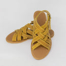 Sandália Rasteira Feminina Mostarda FV C-1