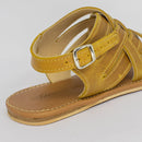 Sandália Rasteira Feminina Mostarda FV C-1