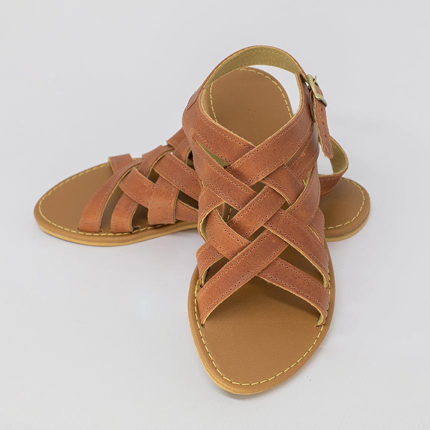 Sandália Rasteira Feminina Marrom FV C-1