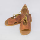 Sandália Rasteira Feminina Marrom FV C-15