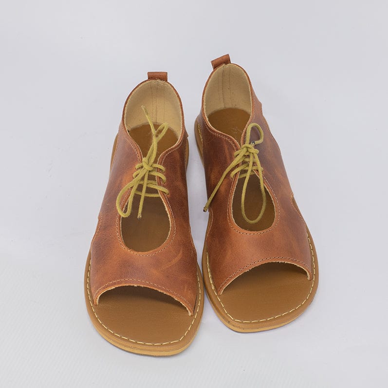 Sandália Rasteira Feminina Marrom FV C-15